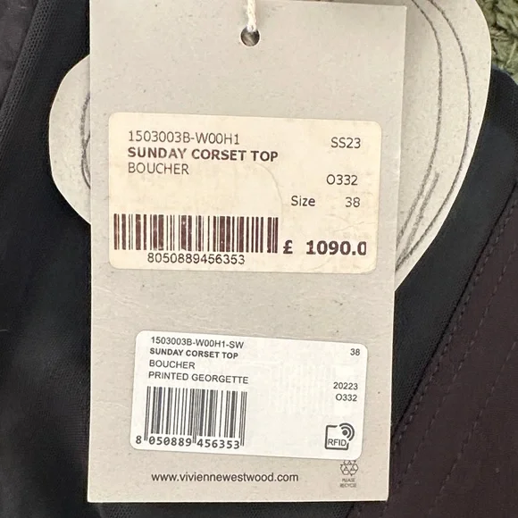 NWT Vivienne Westwood Boucher Corset with Little Angels (2023) - Picture 9 of 9